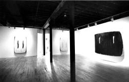 Installation view at Young Hoffman Gallery, Ron Gorchov, 1979