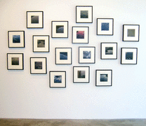 Installation view at Rhona Hoffman Gallery, Spencer Finch, H2O, 2006