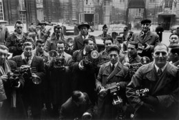 Photographers Waiting for Arrival of Dwight D. Eisenhower, Paris, France, 1951