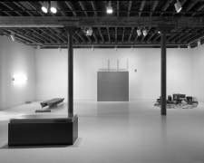 Installation view at Rhona Hoffman Gallery, Sculpture Group Exhibition, 1994.