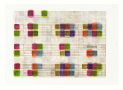 Study for Cadenza, after Hermitage Thresholds : spectrum transcription/s [ red with green / 1 ]