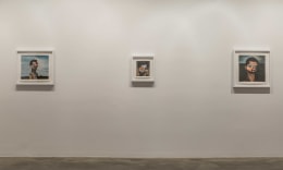Installation view at Rhona Hoffman Gallery/Nathaniel Mary Quinn/Nothing's Funny/2017