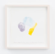 Spencer Finch.&nbsp;Color Notes (Summer), I,&nbsp;2020. Watercolor on paper,&nbsp;set of 25 notes, 7 x 7 inches, paper (each), 9 x 9 inches, frame (each).&nbsp;