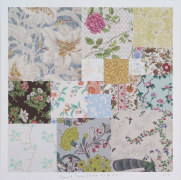 SPENCER FINCH, The Brain &mdash; is wider than the Sky (squared square of order 21 for Emily Dickinson), 2018