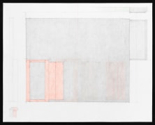 Study for Untitled (23-11), 2023, Graphite and colored pencil on paper