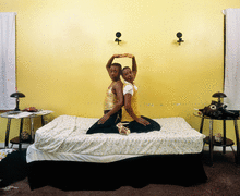 Roxie and Raquel, New Orleans, Louisiana, 2010. Inkjet print, mounted on Sintra, 35 x 43 inches, print, 36 x 44 inches, framed.