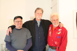 Jim Clark, Frosty Myers and Mark di Suvero