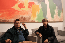 Frank Stella and Karen Wilkin