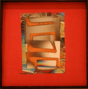 Larry Bell, R21, 2007, Mixed media on paper, 41 x 41 inches, &nbsp;