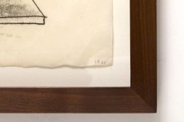 Harry Bertoia Framed Monoprint on Rice Paper