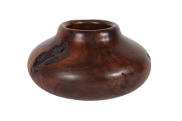 Melvin Lindquist Walnut Root Burl Vase