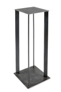 Artist Made Industrial Steel Pedestal Stand by Robert Koch