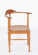 Vintage Model of Danish Mid-Century Corner Chair, 3/4 View