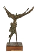 Abstract Bronze Sculpture by Chissotti Filippo