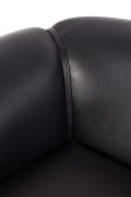 Black Leather Lounge Chair by Illum Wikkels&oslash;, Close Up 2