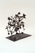 Harry Bertoia Welded Steel and Brass Sculpture. 3