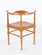 Vintage Model of Danish Mid-Century Corner Chair, Back