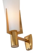Stilnovo Model 2021/1 Brass &amp; Glass Sconces