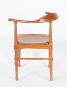 Vintage Model of Danish Mid-Century Corner Chair, Back 3/4
