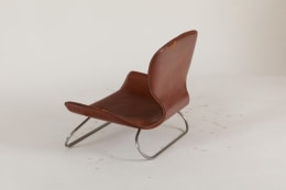 K-3 Low Leather Chair by Kirsten Jones &amp; Adam Bottomley for KOI, England 2000s