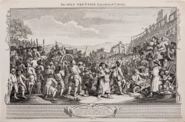 William Hogarth  The Idle &lsquo;Prentice Executed at Tyburn, pl. 11 from the complete set of twelve