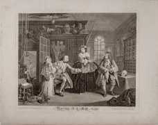 William Hogarth, Marriage &agrave; la Mode, pl. 3 from the complete set of six