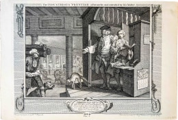 William Hogarth, The Industrious &lsquo;Prentice a Favourite, and entrusted by his Master