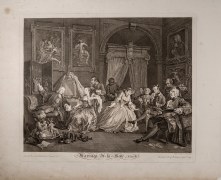 William Hogarth  Marriage &agrave; la Mode, pl. 4 from the complete set of six