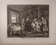 William Hogarth  Marriage &agrave; la Mode, pl. 6 from the complete set of six