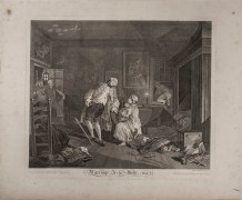 William Hogarth  Marriage &agrave; la Mode, pl. 5 from the complete set of six