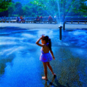 Pete Turner (1934-2017), Little girl, Central Park, 1962