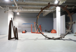 Installation view,&nbsp;Only Sculpture,&nbsp;October 18, 2023 - April 27, 2024, The Margulies Collection at the Warehouse, Joel Perlman, Mark di Suvero, William Tucker