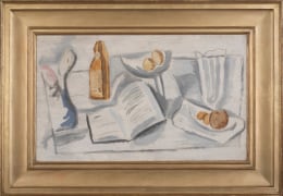 Stuart Davis (1892-1964), Still Life with Book, Compote and Glass, 1922