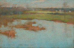 Willard Leroy Metcalf (1858&ndash;1925), Grez, View of a Village, 1885