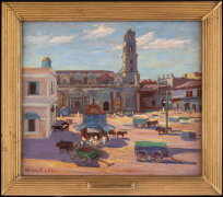 Henry Charles Lee (1864-1930), Havana, San Francisco Plaza