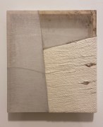 Martha Tuttle Stones chasing after one another (3), 2020 Wool, linen, silk, and quartz0 16 x 14 inches