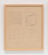 This is an undated work on paper made by Ruth Vollmer titled: Codice Arundel, Da Vinci.