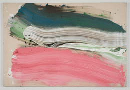 Ed Clark &quot;Untitled&quot;, 2009 Acrylic on canvas 50-1/8 x 73-11/16 inches