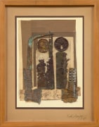 This is an image of an untitled mixed media work made by Noah Purifoy in 1987.