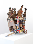 John Outterbridge &quot;Captive Image #1, Ethnic Heritage Series&quot;, 1981 Mixed media 31 x 28-3/4 x 15 inches