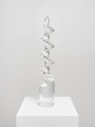 This is an image of a clear acrylic sculpture made by Ruth Vollmer in 1973 titled: Small Archimedean Screw.