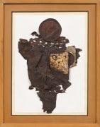 This is an image of a mixed media collage made by Noah Purifoy in 1987.