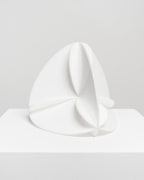 This is an image of an acrylic sculpture made by Ruth Vollmer in 1970 titled: Intersecting Ovals.