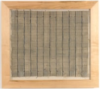 Louise Fishman &quot;Untitled&quot;, 1972 Acrylic, pencil, thread and canvas 20 1/2 x 23 1/2 inches