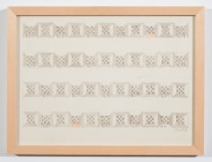 This is an image of a work on paper made by Ruth Vollmer in 1978 titled: 7/4/78.