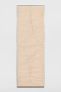 This is an image of a work on paper made by Ruth Vollmer in 1970 titled: Unfinished Construction Drawing for Pseudosphere.