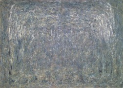 Rebecca Purdum, &quot;Auspices (Diptych)&quot;, 2005, oil on canvas, 60 by 95 inches (152 x 241 centimeters).