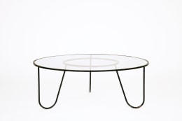 Mathieu Mategot's &quot;Bellevue&quot; table, full straight view from above