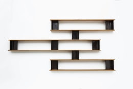 Charlotte Perriand's &quot;Nuage&quot; wall shelving, full straight view