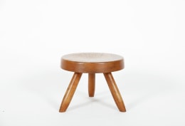 Charlotte Perriand's low stool, full back view
